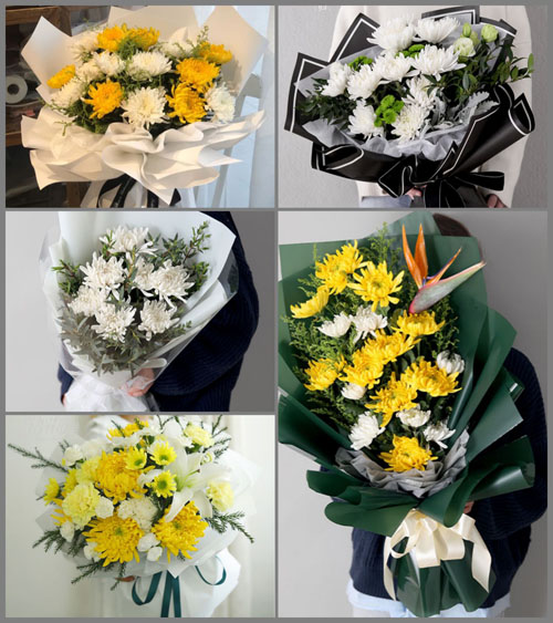 安徽六安市裕安区西市街道白事花束代送